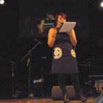 La presentatrice della serata, Nadia D’Amato